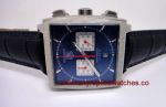 Tag Heuer Monaco Chronograph Calibre 12 Blue Dial / Blue leather Replica Watch